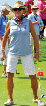 Diane Dodd scores a hole-in-one. undefined