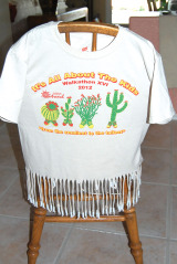 The beaded Walkathon T-shirt. undefined