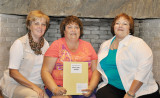 SBR HOA Welcome to the Neighborhood group, left to right: Linda Harvey, Linda Shannon-Hills and Mary Schlachter. undefined