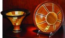 Wood turned bowls by Larry Strugala