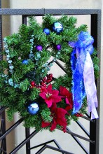Christmas wreath at Mountain Shadows Presbyterian Church