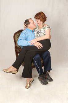 Carol Andrews and Jim Barrett; photo by Steve Weiss