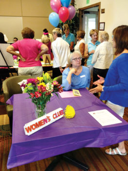 Margaret Yonkovich with the Women’s Club