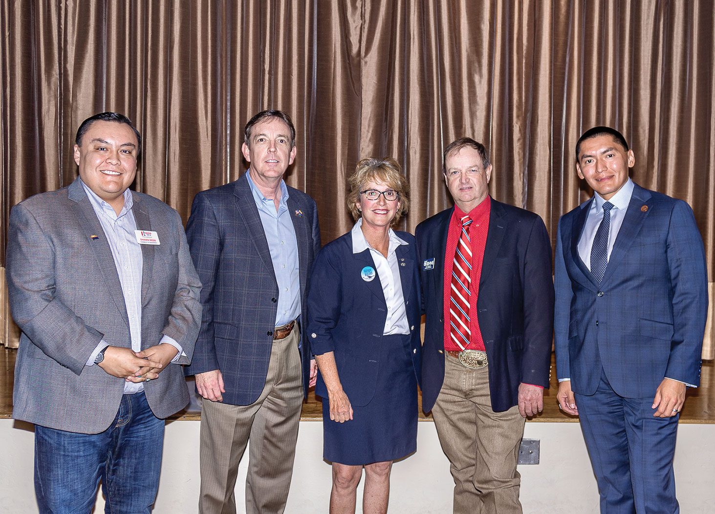 Congressional candidates, left to right: Shawn Redd, Ken Bennett, Wendy Rogers, Gary Kiehne and Carlyle Begay