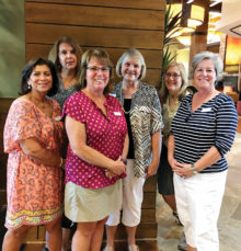 New SBR Women’s Club members, left to right: Kim Schweitzer, Charlotte Eckmeyer, Sandy Schlage, Debbie Chapman, Helen Schleckser and Donna Pedota