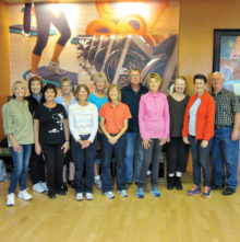 Level 2 line dancers had a great time; the winter season will see a nearly full room of happy faces.