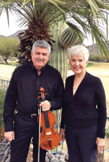 James Black, violin, and Patricia Kaltenberger, piano