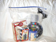 A birthday cake package