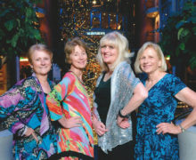 Left to right: Linda Hart, Dianne Johns, Cheryl Ludeman and Pat McCallum