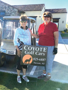 Mary Snowden, left, and Nancy Galant