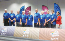 Don with his Bronze medal winning team. Don is third from the left.