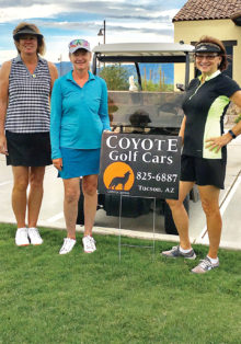 Left to right: Alex Anna, Gaye Ohanian, Jeanne Osterlund; missing: Melanie Timberlake and Joanne Garcia