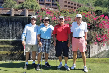 Men’s third place: John Hess, Bob Christianson, Bill Smith and Jim Cook with a score of 61!