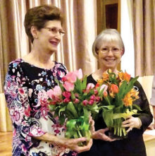 Elise Grimes and Anne Everett were honored for their many years of service on the SBCO Board of Directors.