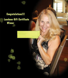 Winner is Karen Ransome. Photo by Florence Messer.