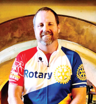 Mark Miller, chairperson, International Services Committee and many-time rider in the El Tour de Tucson.