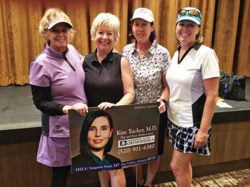 President’s Cup 2nd Flight winners: Terri Movius, Colleen Carey, Debbie Shelton, and Sterlyn Robertson