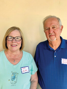 Pat and Bill Albu moved from Chicago to Unit 17. Bill wants to be involved with the Golf Association.