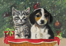 "My Forever Home" ornaments and holiday cards will benefit the Humane Society of Southern Arizona. Twenty-five southwest holiday cards are also available.