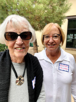 Mary Navoda and Jennifer Valverde moved to Unit 8 from Kansas. Mary enjoys playing Bridge, Mahjongg, and Hand & Foot. Jennifer hikes and plays golf and pickleball.