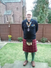 Bob Ellis, president of the Rotary Club of Blairgowrie, Scotland