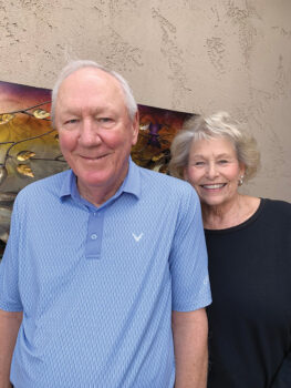 Michael and Donna Webber hail from Texas and now are residents of Unit 17. Both are avid golfers who look forward to lots of good days on the SBR course.
