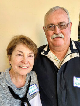 Ingrid and Mike McManus from southern California are home in Unit 10. Ingrid has joined the Lady Niners for golf and Mike enjoys writing novels. They both have fun with karaoke.