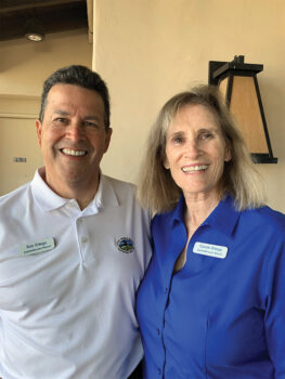 Rob and Carole Ortega have settled in Unit 1 from California. Carole loves horses, dogs, and working out in the Fitness Center. Rob enjoys golf, pickleball, and woodworking.