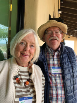Lucy and Hans Lange are happy to leave the California fires behind and make their home in Unit 16C. They grow herbs and enjoy gardening. Their favorite vacations are cruises—rivers, as well as the high seas.