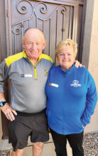 Larry and Marnie Binney are retired teachers from Oregon. They love golf and are at home in Unit 46A.