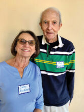 Cindy and Jim Killackey moved from California to Unit 14B. Cindy is a quilter and a birder. Jim's interest is technology. They love to walk.