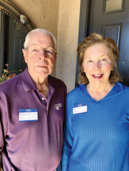 Chuck and Susan Knight, recently from the Pacific Northwest, are now at home in Unit 46A. They love the out-of-doors and plan to take up bocce ball and pickleball. Susan is part of the Lady Niners. She sews, knits, and loves walking.