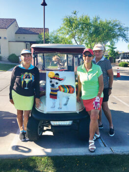 The ladies of SBRWGA celebrate Cuatro de Mayo golf together.