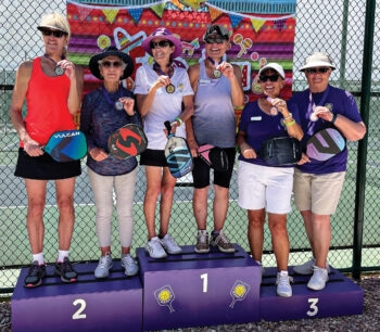 Gold: Gayle O’Connell and Consuelo Melhuish Gold: Lori Page and Raynelle Duhl Silver: Karen Bellinger and Denise Baker Bronze: Caroline Ann Engraff and Sue Hanson