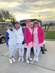 Left to right: Trish Minard, Maggi Leyburn, Kay Johnson, Kim Rice