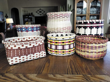 Baskets made by members of our group
