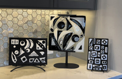 Geometrics in black & white by Valeria Zupancic